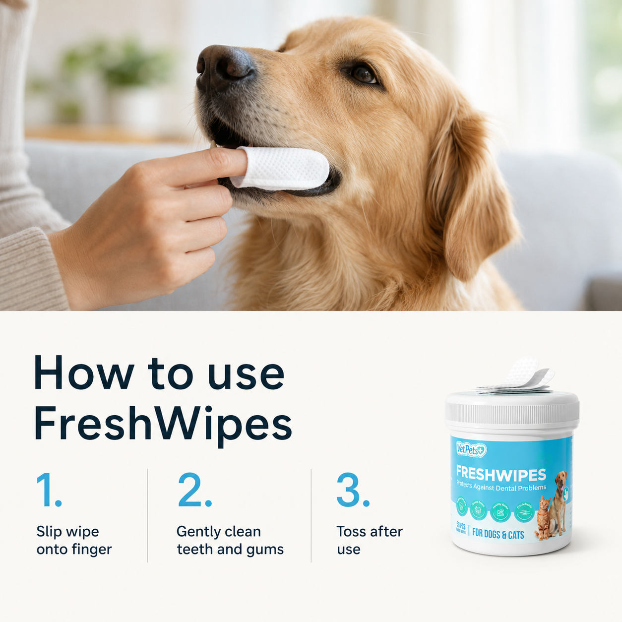 SmileWipes Plaque Relief Kit